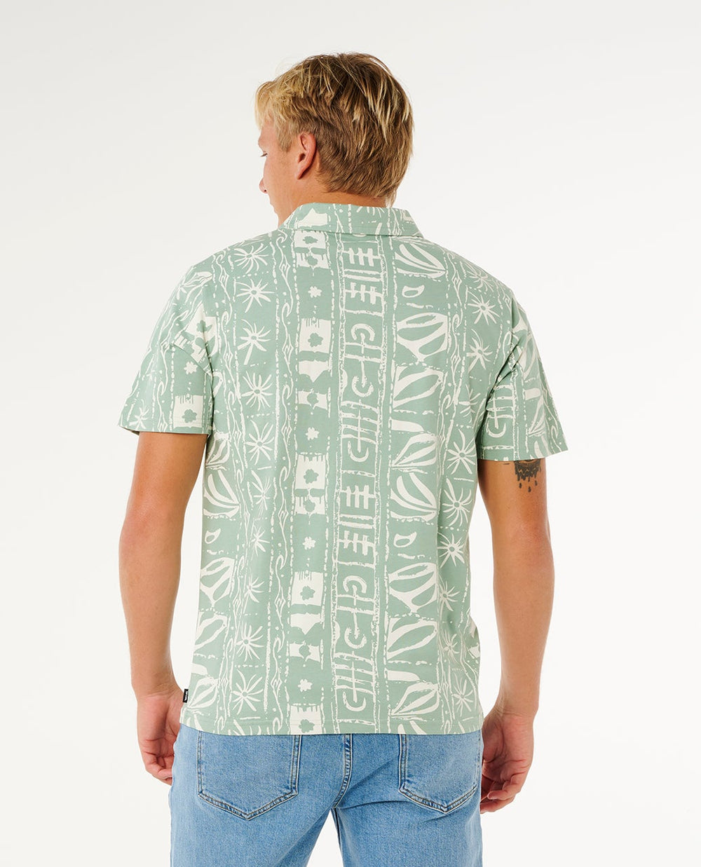 Rip Curl Men's Sessions Polo - Aloe