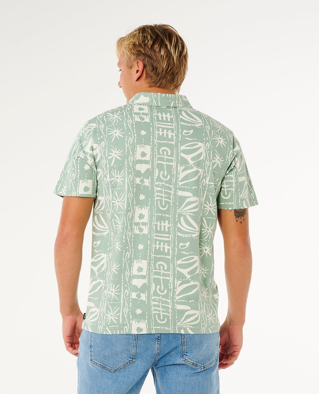 Rip Curl Men's Sessions Polo - Aloe