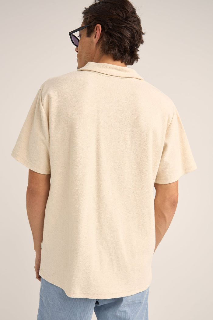 Rhythm Vintage Terry Polo - NATURAL - Sun Diego Boardshop