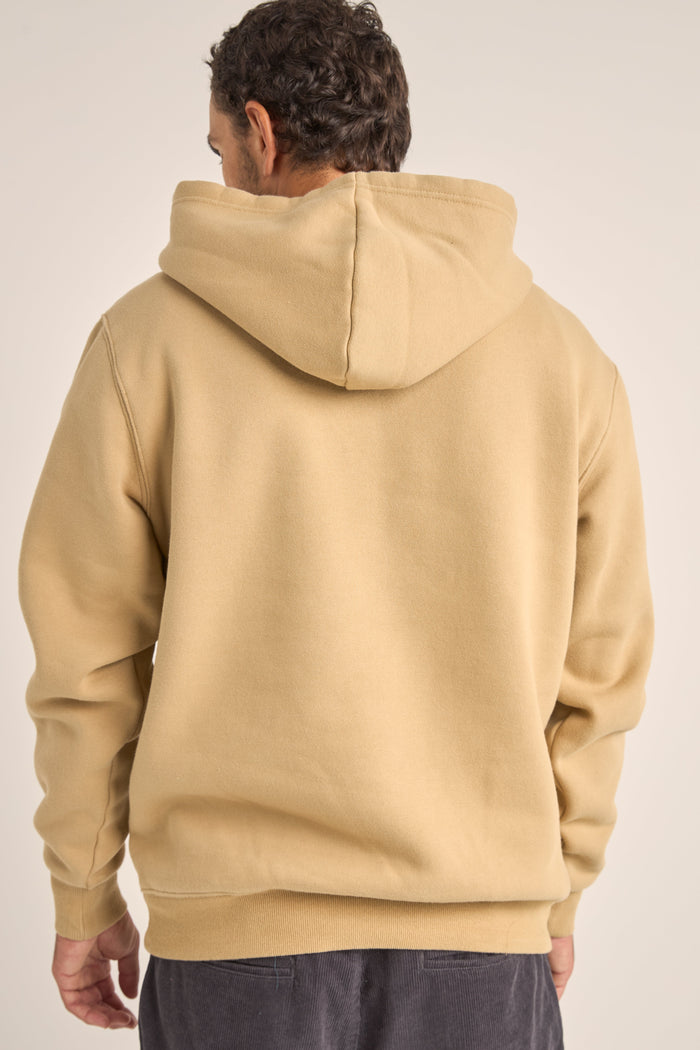 Rhythm Arch Heavyweight Fleece Hoodie - SAND - Sun Diego Boardshop