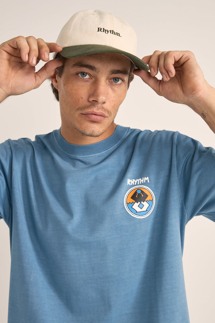 Rhythm Essential Brushed Twill Cap - STONE - Sun Diego Boardshop