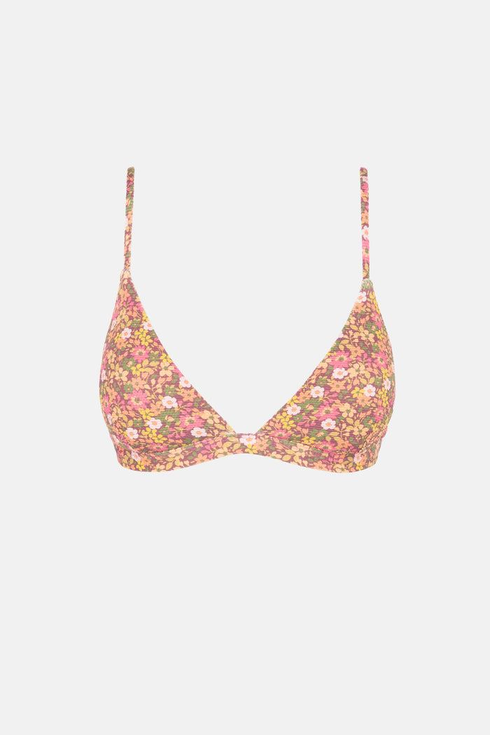 Rhythm Marie Floral Bralette Top - PINK - Sun Diego Boardshop