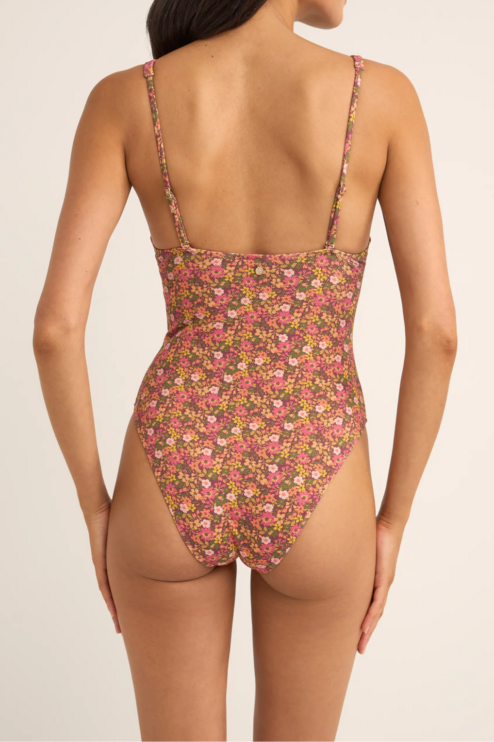 Rhythm Marie Floral Classic One Piece - PINK - Sun Diego Boardshop