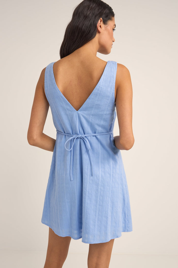 Rhythm Tyler Mini Dress - CORNFLOWER | Sun Diego Boardshops Rhythm Tyler Mini Dress - CORNFLOWER | Sun Diego Boardshops