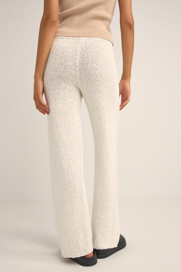 Rhythm Adele Knit Pant - WHITE - Sun Diego Boardshop