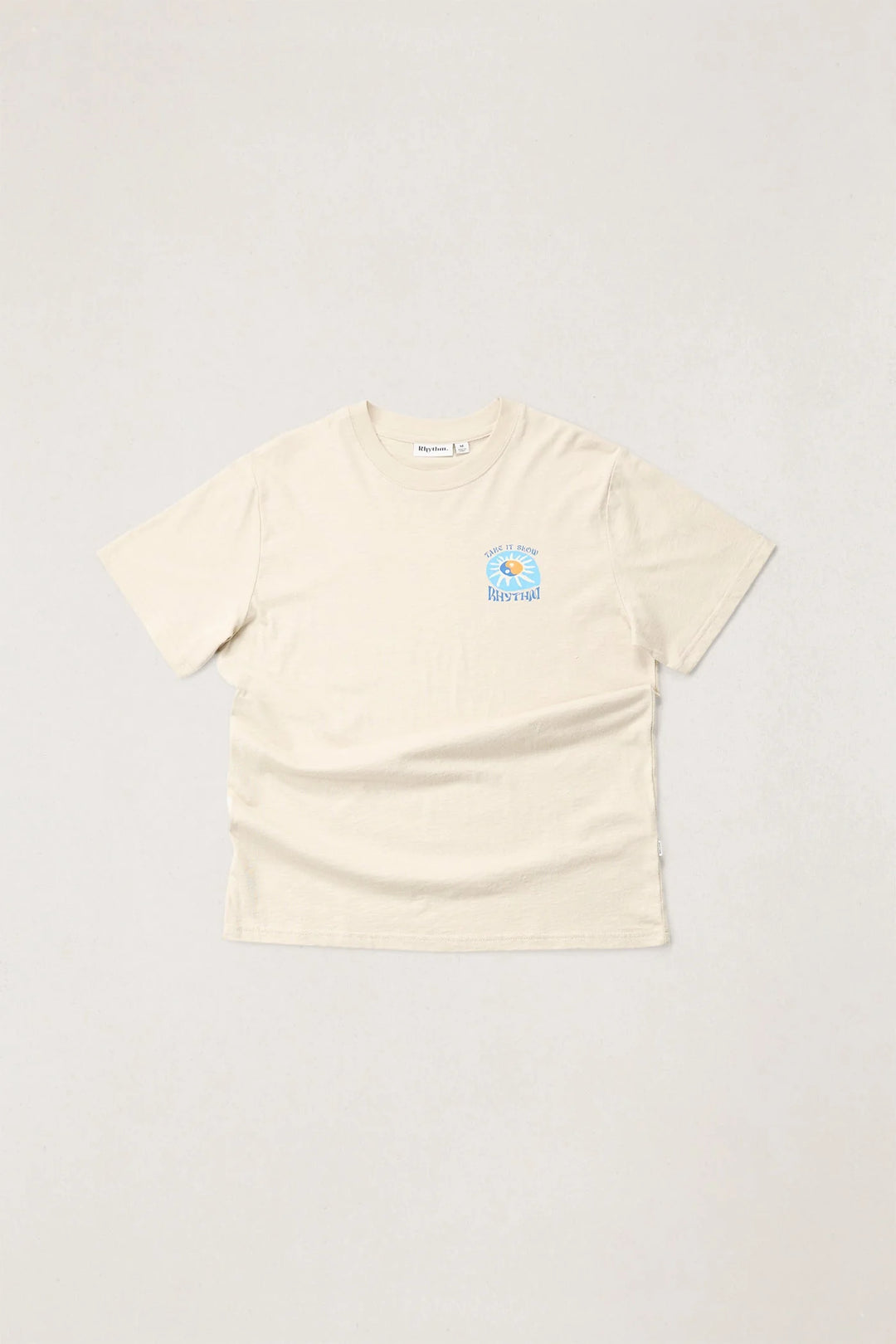 Rhythm Men's Slow Down Slub Ss T-Shirt Moonrock - Moonrock