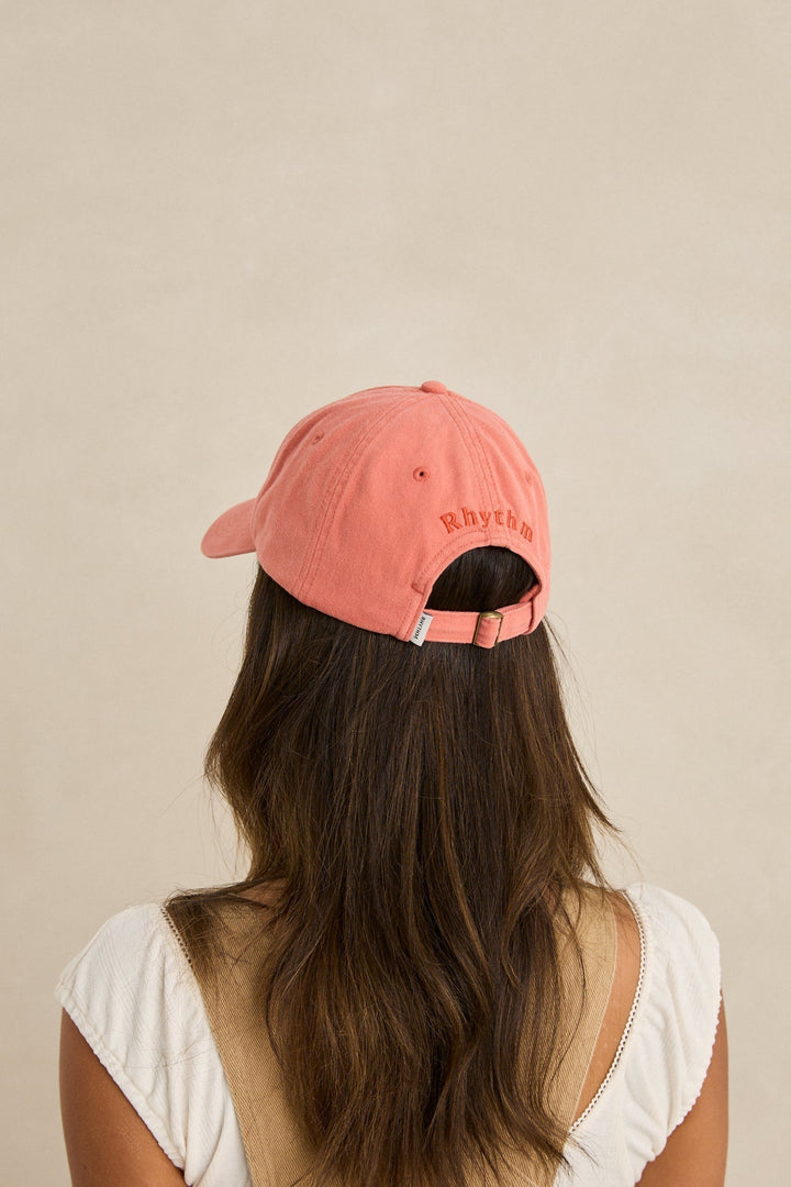 Rhythm Women's Melia Floral Cap Dusty Red - Dusty Red