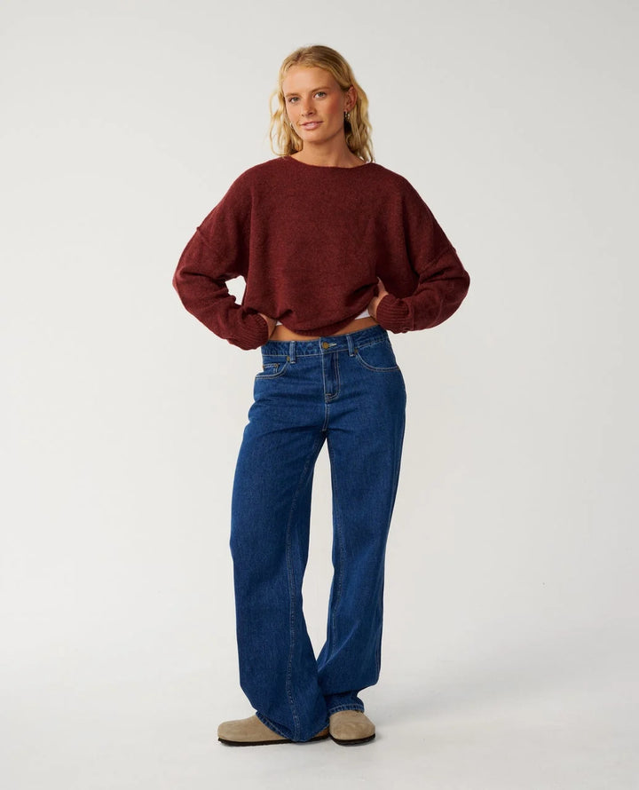 Rip Curl Women's Emily Sweater - Dark Plum - Sun Diego Boardshop