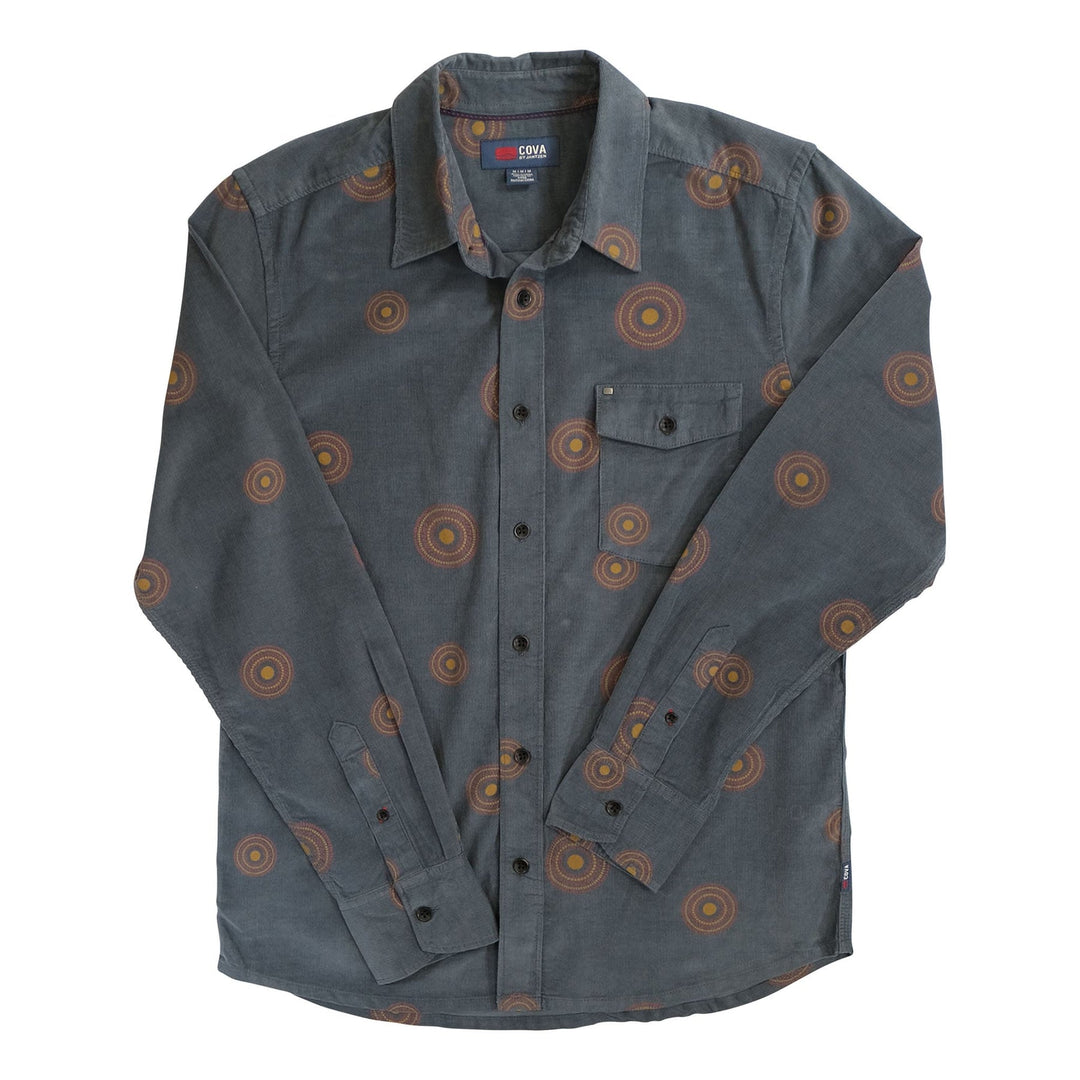 Cova UNI SLATE WOVEN SHIRT - SLATE BLUE - Sun Diego Boardshop