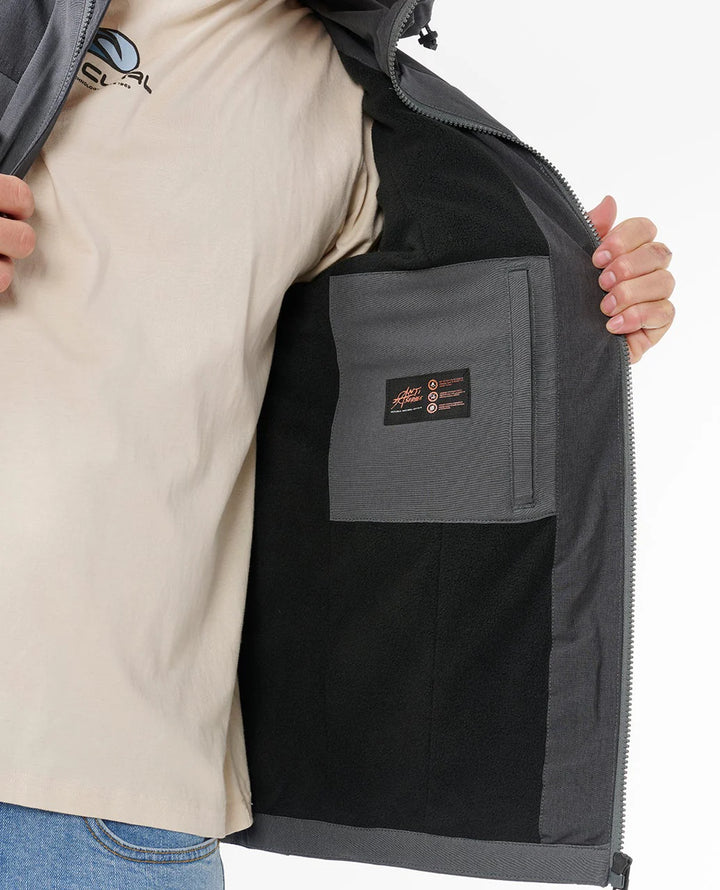 Rip Curl Anti-Series Elite Lined Jacket - Black Marle - Sun Diego Boardshop