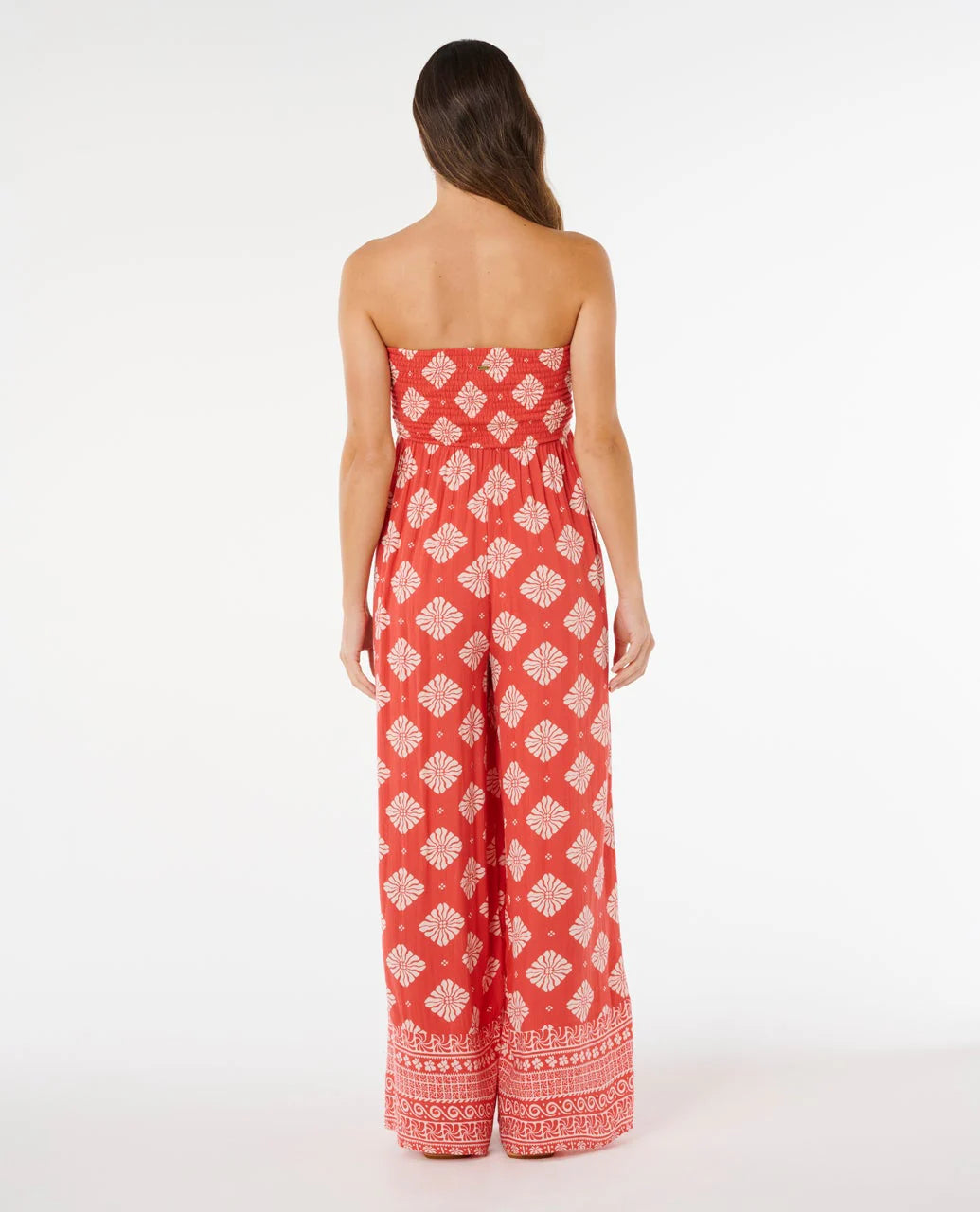 Rip Curl Ventura Shirred Jumpsuit - Red 0040 - Sun Diego Boardshop