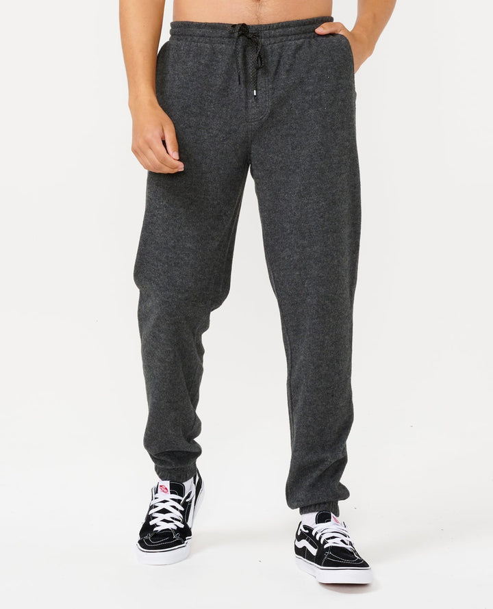 Rip Curl Grid Trackpant - Black Marle