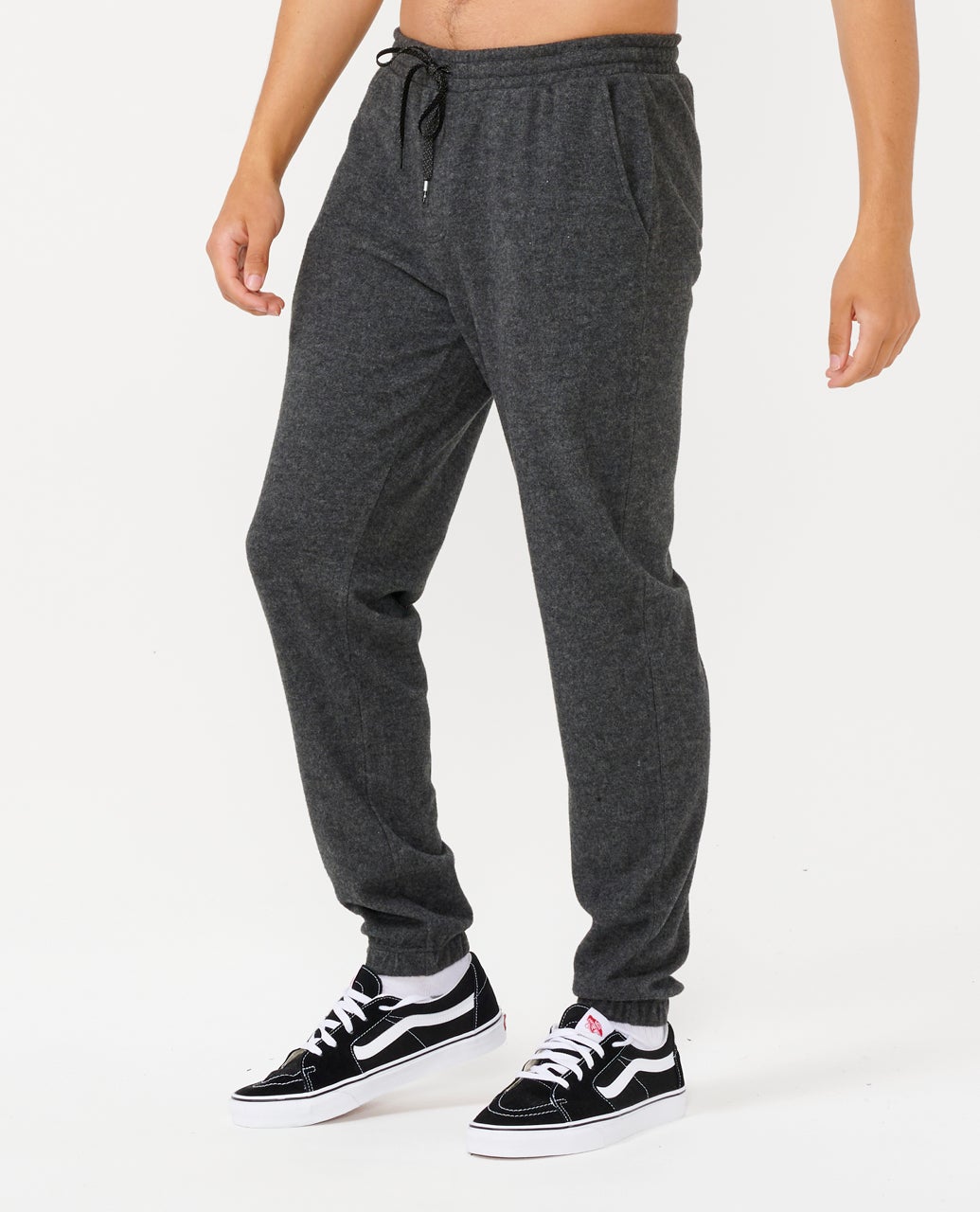 Rip Curl Grid Trackpant - Black Marle