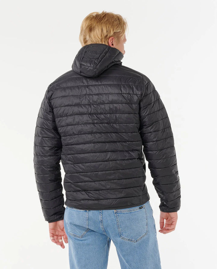 Rip Curl Anti-Series Search Puffer Hood - Black - Sun Diego Boardshop