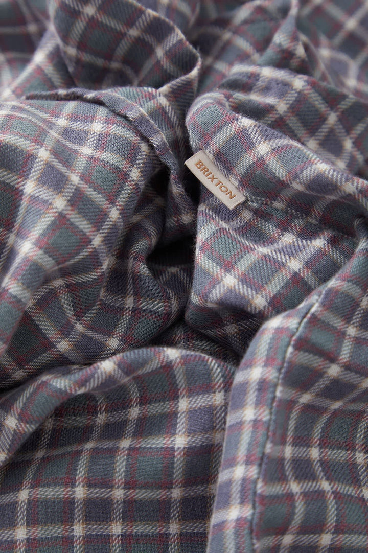 Brixton Women's Wayne Shirt - Soft Navy Plaid - Sun Diego Boardshop