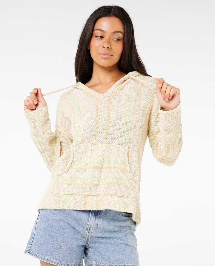 Rip Curl Revival Knit Poncho - Beige