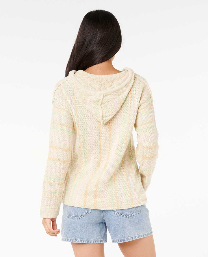 Rip Curl Revival Knit Poncho - Beige