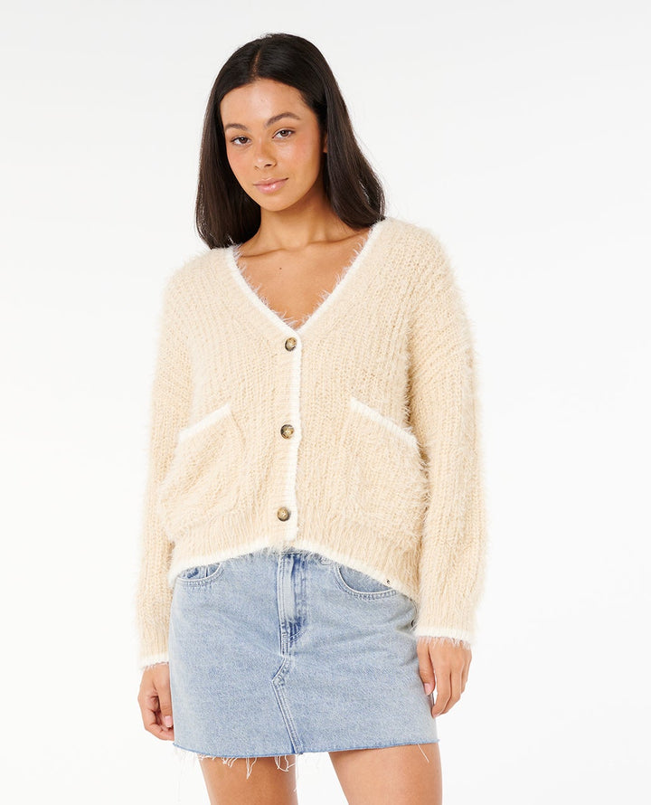 Rip Curl Shore Break Cardigan - Natural 0031