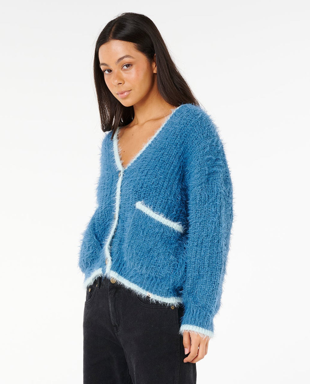 Rip Curl Shore Break Cardigan - Deep Teal 0840 - Sun Diego Boardshop