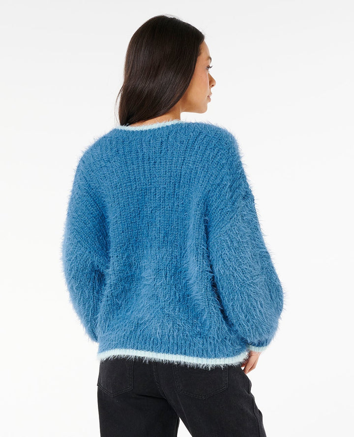 Rip Curl Shore Break Cardigan - Deep Teal 0840