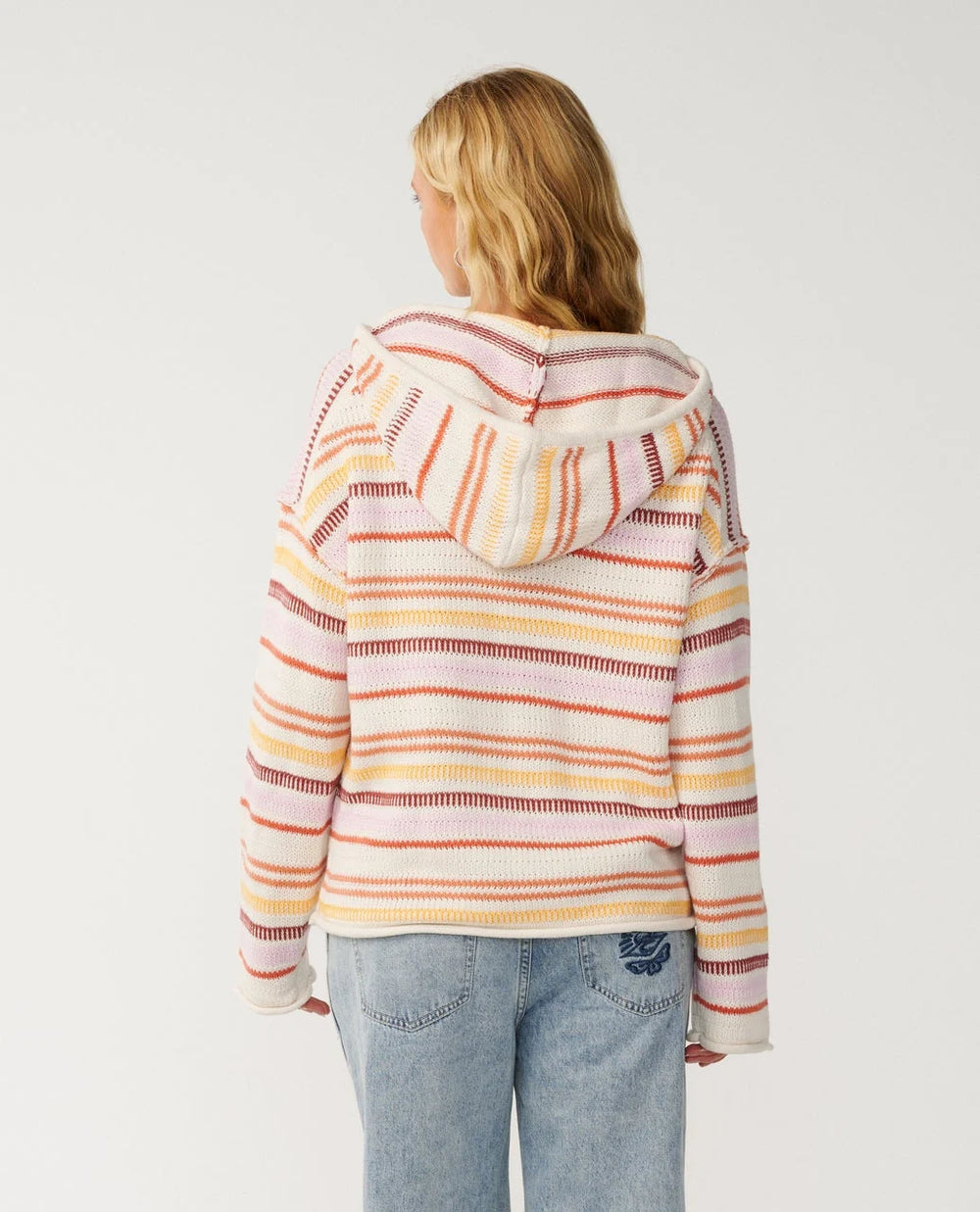 Rip Curl Women's Retro Swell Stripe Poncho - Lilac - Sun Diego Boardshop