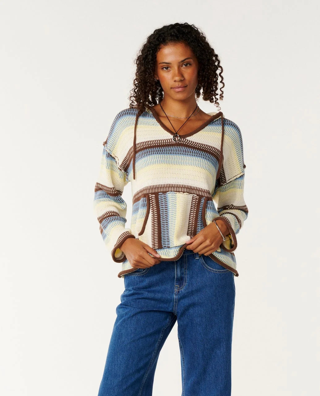 Rip Curl Women's Retro Swell Stripe Poncho - Multico - Sun Diego Boardshop