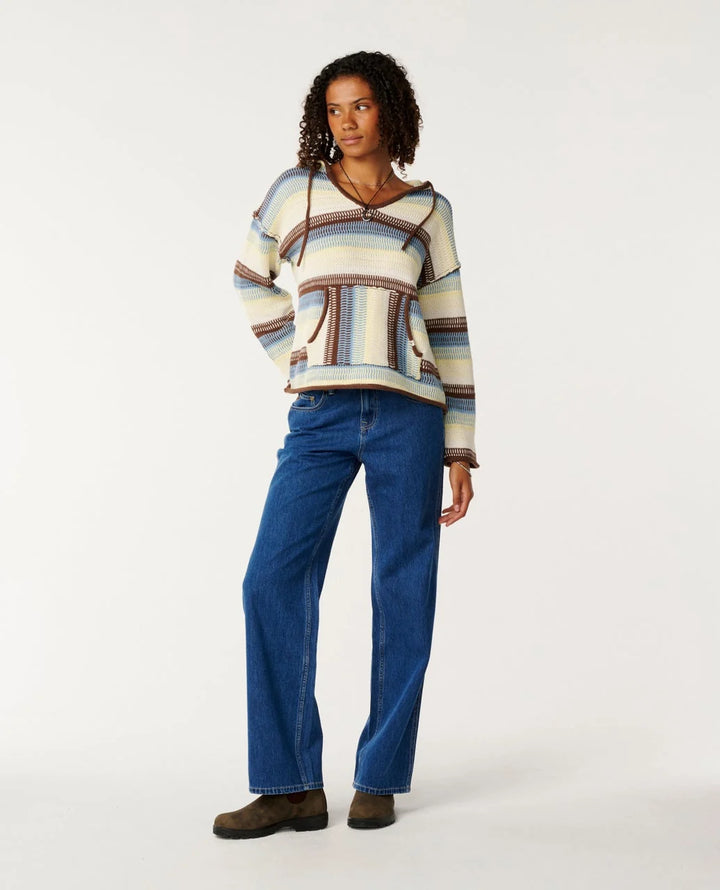 Rip Curl Women's Retro Swell Stripe Poncho - Multico - Sun Diego Boardshop