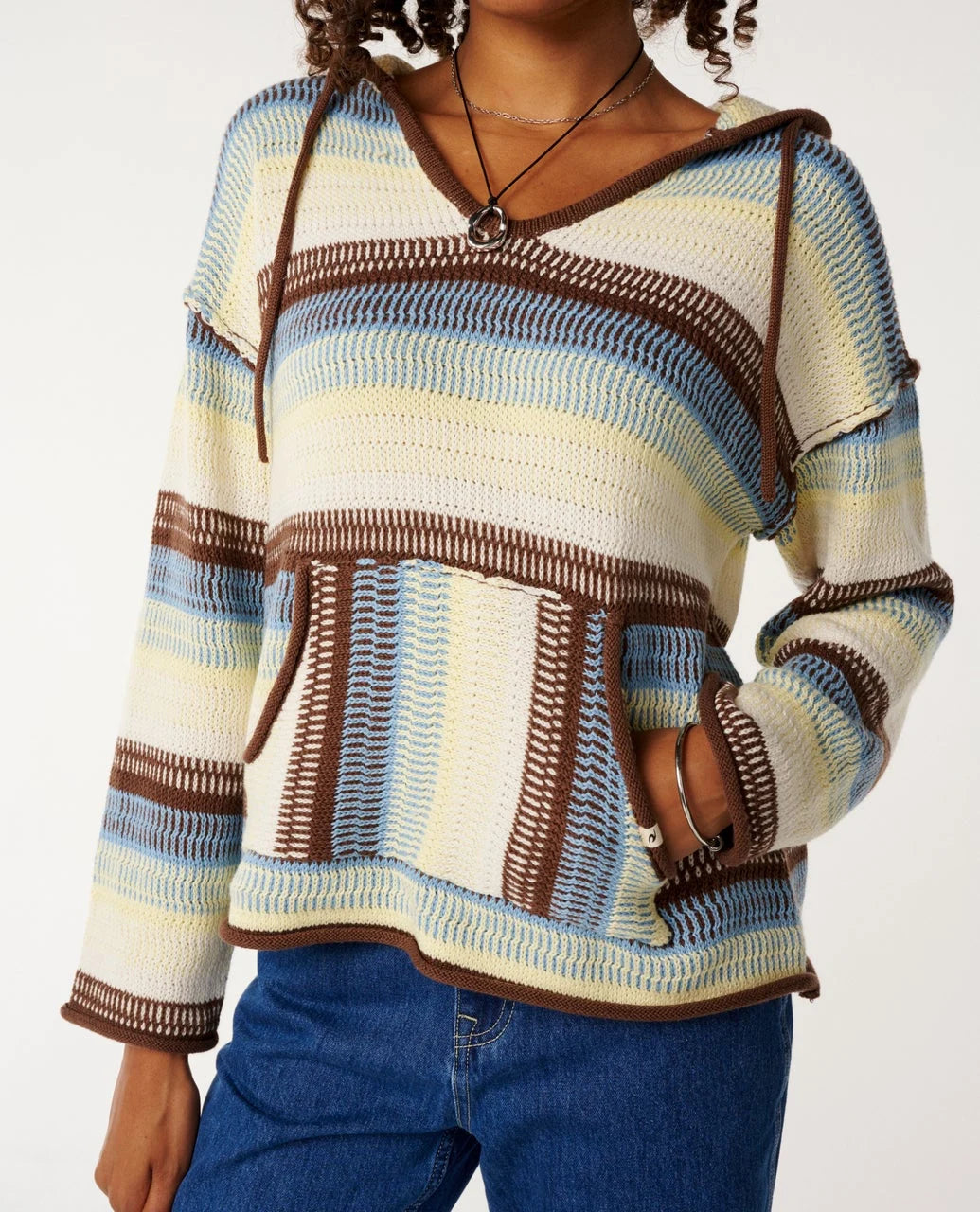 Rip Curl Women's Retro Swell Stripe Poncho - Multico - Sun Diego Boardshop