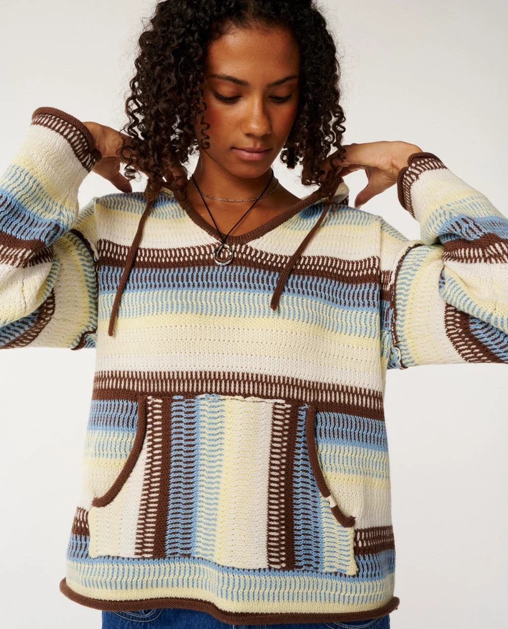 Rip Curl Women's Retro Swell Stripe Poncho - Multico - Sun Diego Boardshop