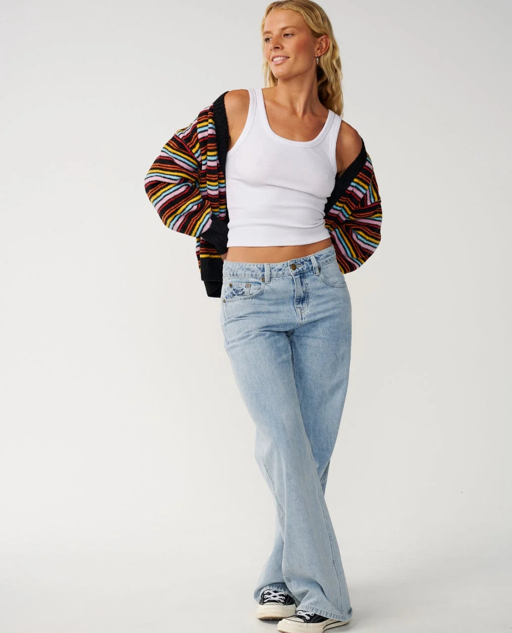 Rip Curl Women's Surf Revival Jacquard Cardi - Black/Multi - Sun Diego Boardshop
