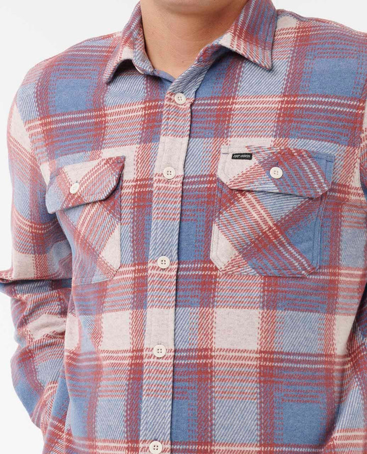 Rip Curl Grid Long Sleeve - Vintage White/Blue - Sun Diego Boardshop