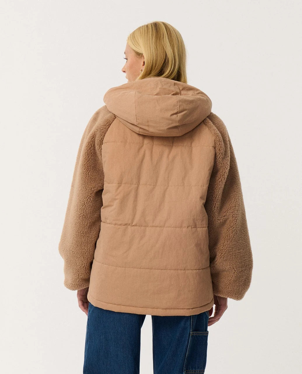 Rip Curl Women's Search Series Splice Puffer - Brown - Sun Diego Boardshop
