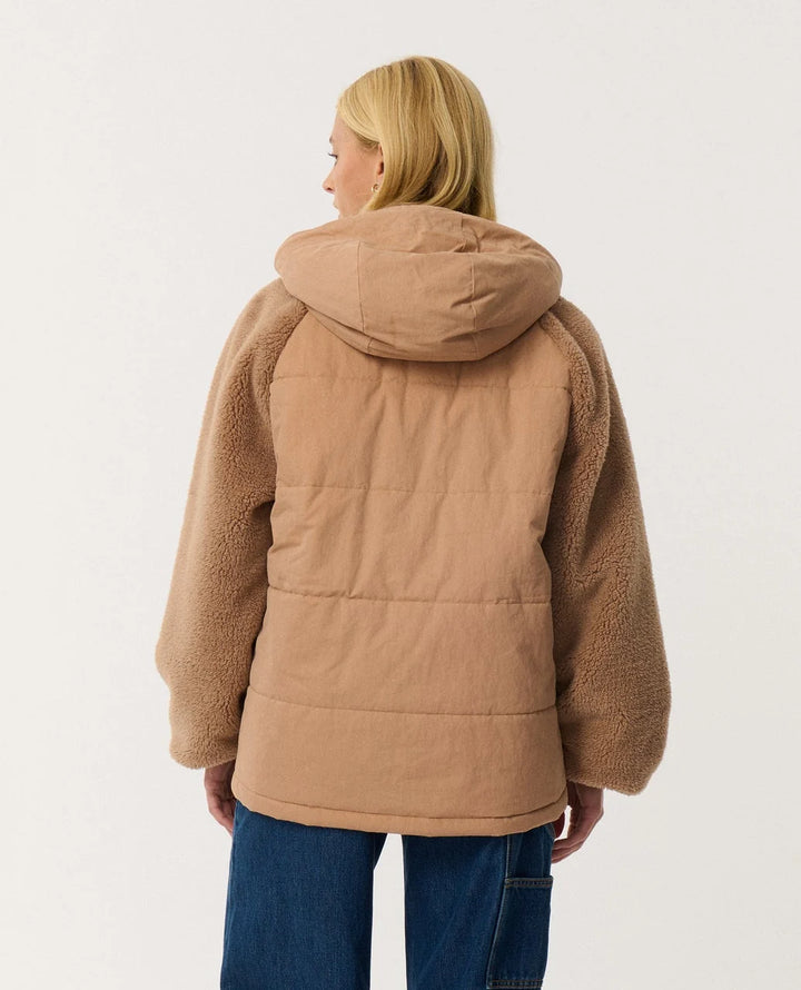 Rip Curl Women's Search Series Splice Puffer - Brown - Sun Diego Boardshop