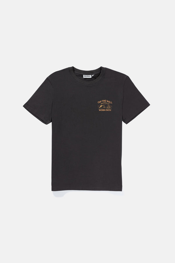 Rhythm Wilderness Short Sleeve T Shirt - VINTAGE BLACK - Sun Diego Boardshop