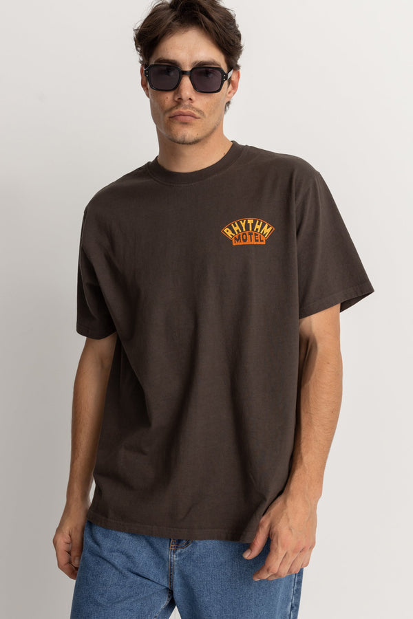 Rhythm Motel Vintage Short Sleeve T Shirt - VINTAGE BLACK - Sun Diego Boardshop