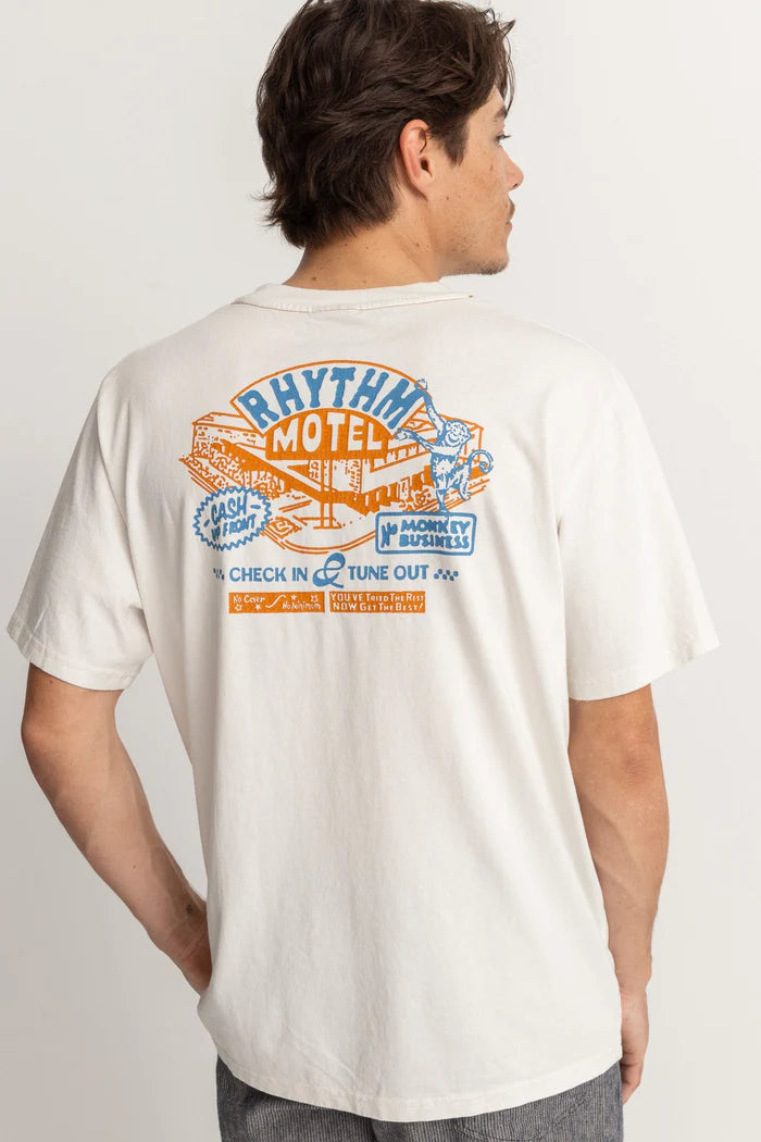 Rhythm Motel Vintage Ss T-Shirt - VINTAGE WHITE - Sun Diego Boardshop