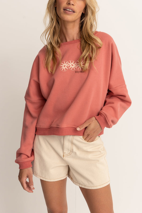 Rhythm Horizon Slouch Fleece - ROSE - Sun Diego Boardshop