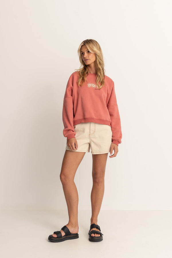 Rhythm Horizon Slouch Fleece - ROSE - Sun Diego Boardshop