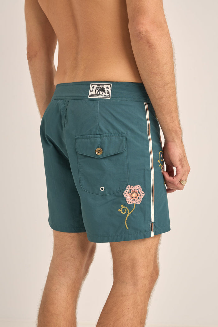 Rhythm Heritage Flower Trunk - SLATE - Sun Diego Boardshop