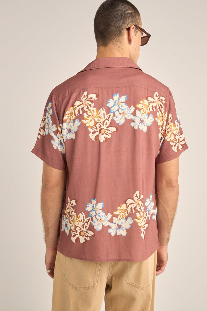 Rhythm Vacation Floral Ss Shirt - CLAY - Sun Diego Boardshop