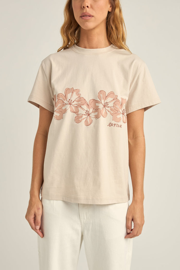 Rhythm Island Hibiscus Tee - MAUVE - Sun Diego Boardshop