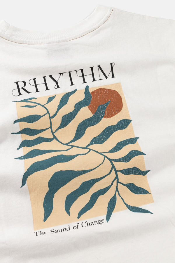 Rhythm Fern Vintage Short Sleeve T-Shirt - Vintage White - Sun Diego Boardshop