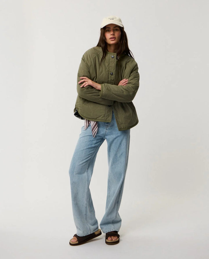 Rip Curl Women's Bossa Nova Revo Jacket - Military Green