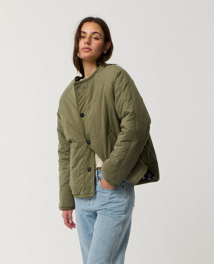 Rip Curl Women's Bossa Nova Revo Jacket - Military Green