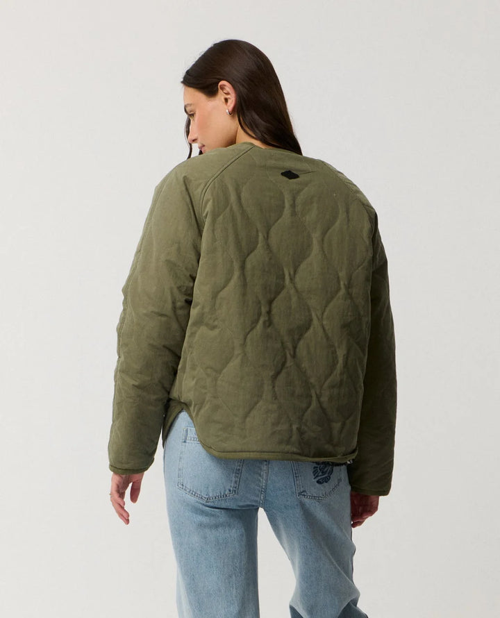 Rip Curl Women's Bossa Nova Revo Jacket - Military Green