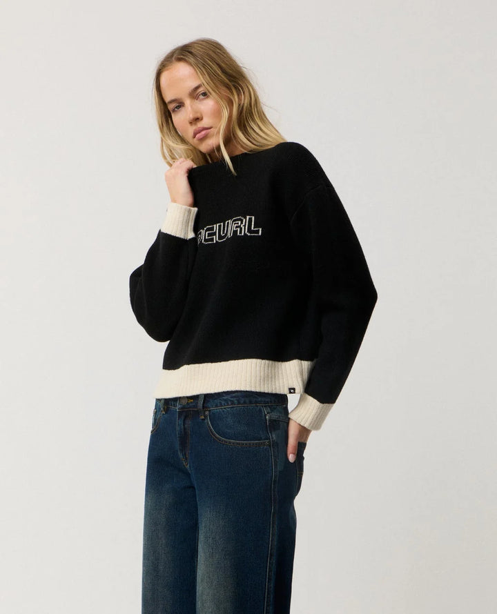 Rip Curl Women's Archive: Script Knit - Black