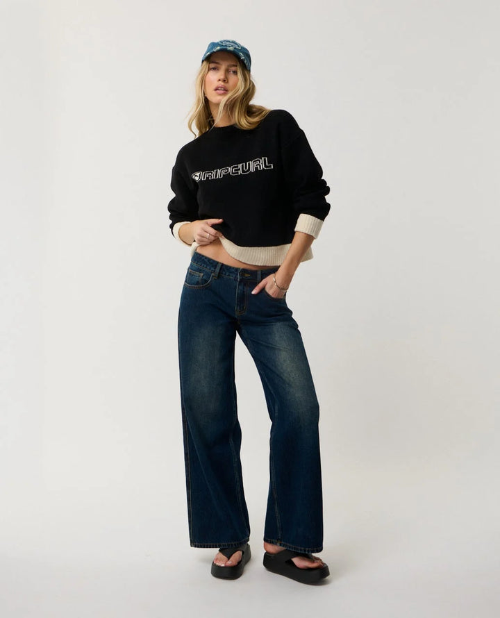 Rip Curl Women's Archive: Script Knit - Black