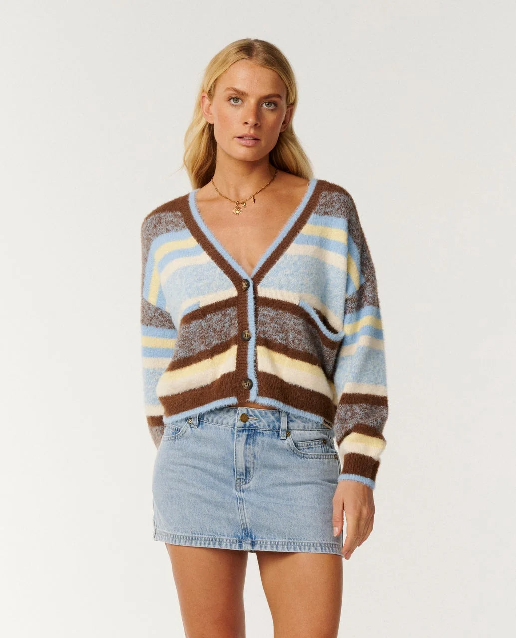 Rip Curl Women's Paraiso Stripe Cardigan - Multico - Sun Diego Boardshop