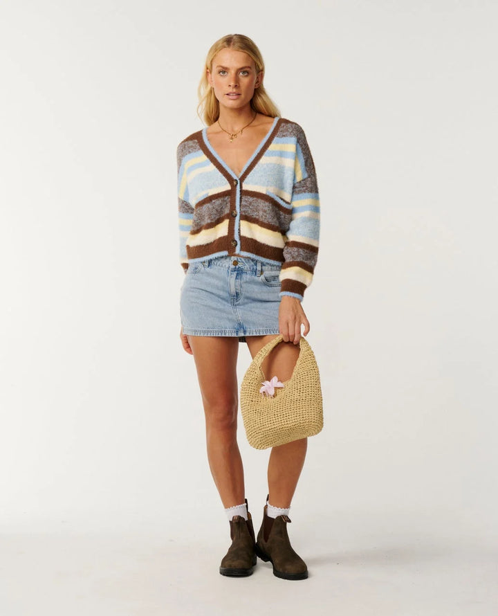 Rip Curl Women's Paraiso Stripe Cardigan - Multico - Sun Diego Boardshop