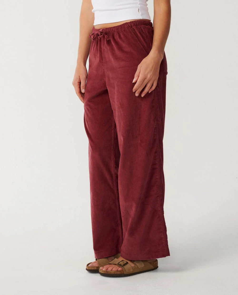 Rip Curl Women's Keepsakes Washed Cord Pant - Dark Plum - Sun Diego Boardshop